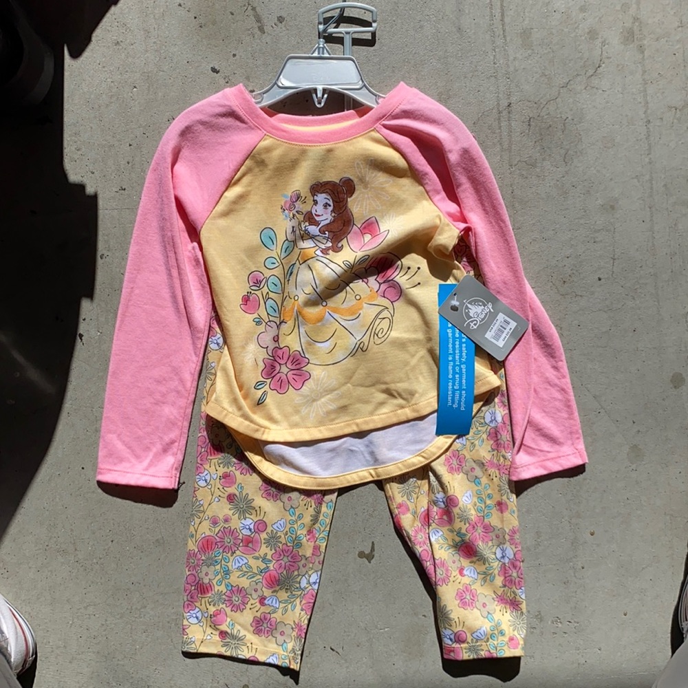 Disney princess belle pajama set